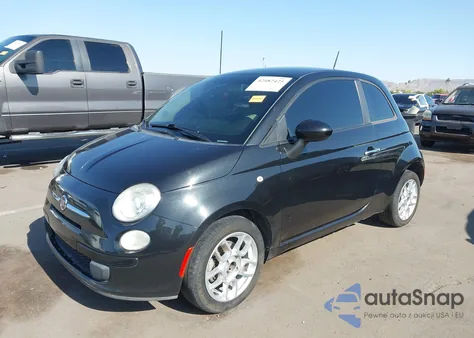 2012 Fiat 500 Pop z USA, uszkodzony, nr VIN 3C3CFFAR2CT201082